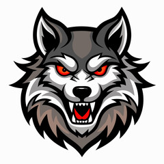 Obraz premium wolf head mascot