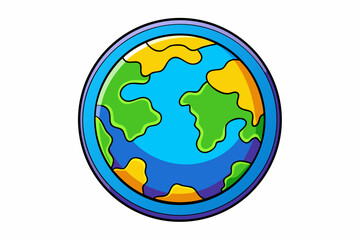 globe with green leaves