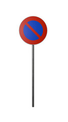 No Parking Traffic Sign, Isolated on Transparent Background, PNG