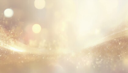  ethereal golden bokeh light texture with soft glitter glow for luxury branding, elegant web design, festive print, or glamorous background use in premium creative projects