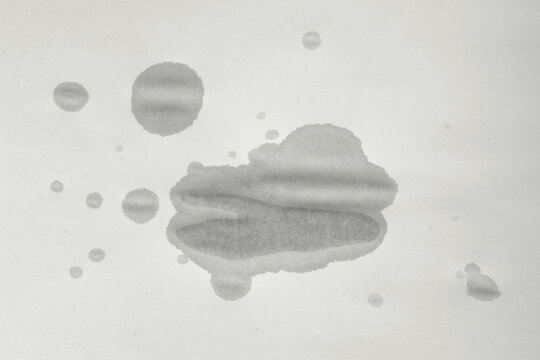 Wet old paper. Wet spot on paper. Wet old paper. Blank wet sheet of paper