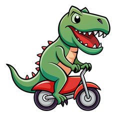 cartoon crocodile with a smile on transparent background
