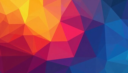 Abstract geometric shapes in vibrant colors, forming a dynamic composition Perfect for modern design projects , bold, geometric background, geometric shapes