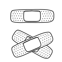 set of adhesive bandage