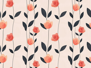 Abstract floral energy