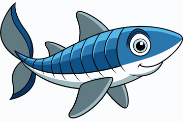 barracuda vector on white background