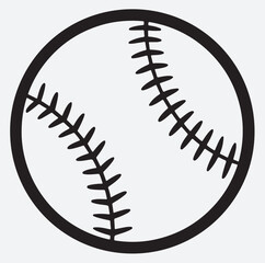 baseball silhouette vector art illustration, baseball vector illustration