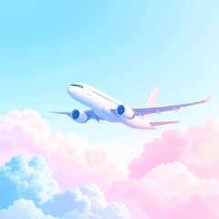 Obraz premium airplane in the sky
