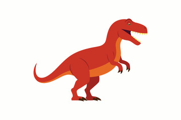 Tyrannosaurus Rex Dinosaur Vector Art Illustration  © MissSonia