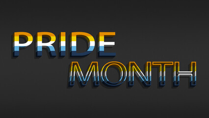 Happy Pride Month Aroace Pride Flag Horizontal Background