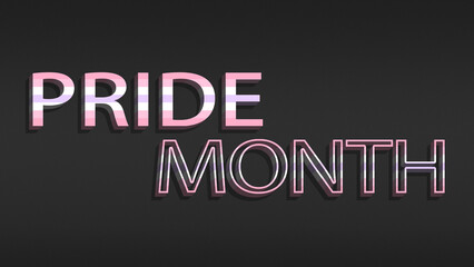 Happy Pride Month Pomosexual Pride Flag Horizontal Background