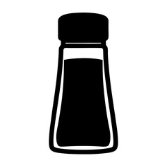 Stylized Salt or Pepper Shaker Icon Simple and Modern Design