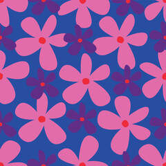 Floral pattern design, vector illustration background
