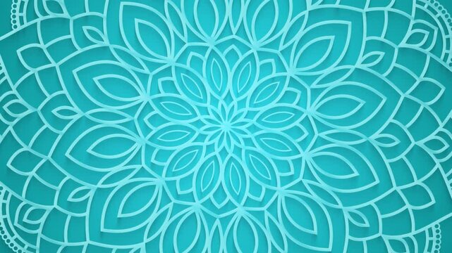 Soft 3d Mandala Background	