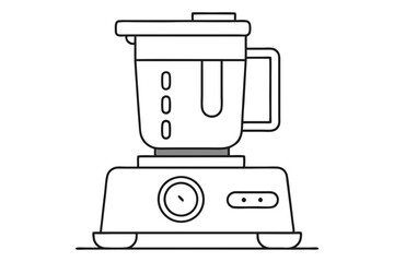 Modern food processor for cooking icon