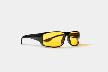 sunglasses on white background