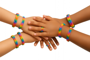 Rainbow Loom Bracelets Friendship Bands, 