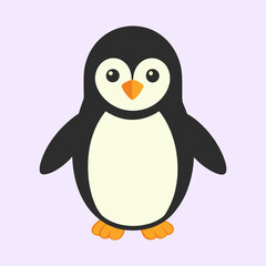 vector illustration of a penguin