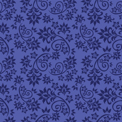 Floral pattern design, vector illustration background