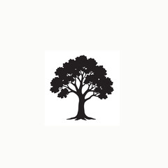 Fototapeta premium vector tree silhouette