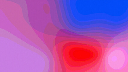 Obraz premium Abstract gradient background with overlapping shapes in shades of red blue pink and purple