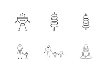 set of vector christmas icons