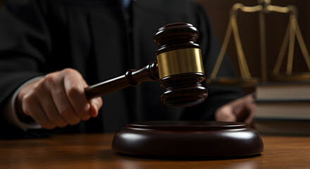 Judge Holding Gavel