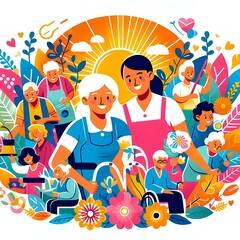 family art ilustration