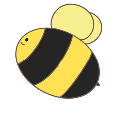 Cute fat bee 