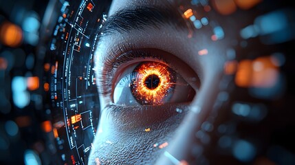 Futuristic banking security system using retina scans