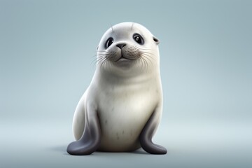 Fototapeta premium Seal cartoon animal mammal.