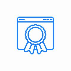 electronic badge icon sign vector