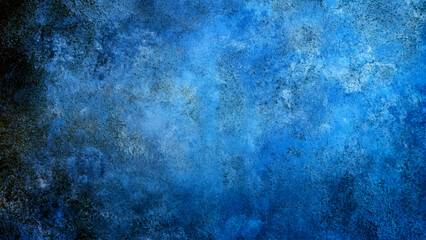 Abstract dark blue textured background with a soft, The texture of the old concrete hair cladding that was used as the design and text background.