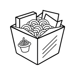 Barilla Italian Sauce Line Art Vector Drawing