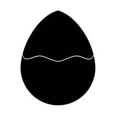 Kinder Egg Black Vector Silhouette Artwork