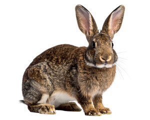 Obraz premium Photograph of a rabbit isolated on a trasparent background