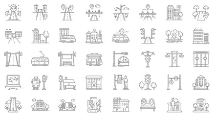 Obraz premium Set of People icons set vector illustration on white background