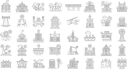 Set of People icons set vector illustration on white background