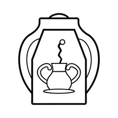 Sporty Dynamic Design on Fitness Tea Pouch