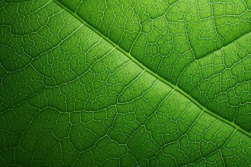 Obraz premium Green leaf texture plant.