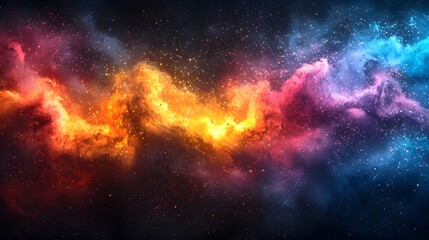 Fototapeta premium Cosmic Explosion of Creative Energy