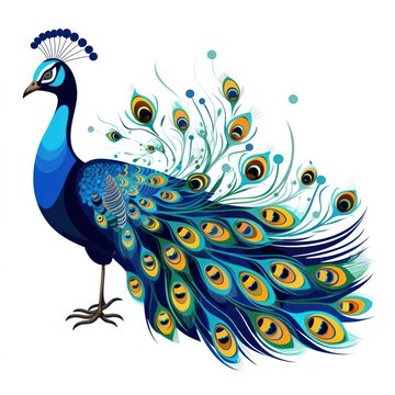 recommend clip art: Peacock drawing animal bird.