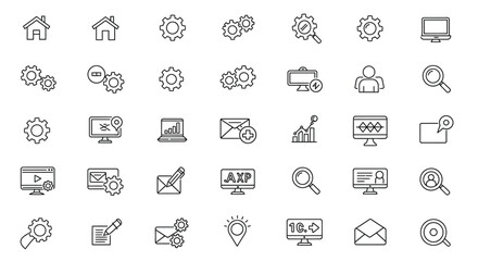 Set of People icons set vector illustration on white background