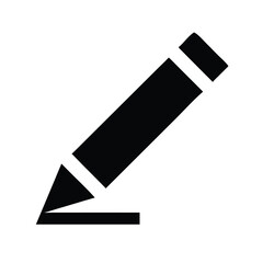 pencil glyph icon 