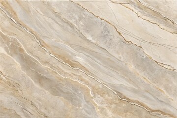 Fototapeta premium Close-up of beige and brown marble surface with intricate veining patterns, polished texture, and natural elegance, ideal for interior design applications. generative ai