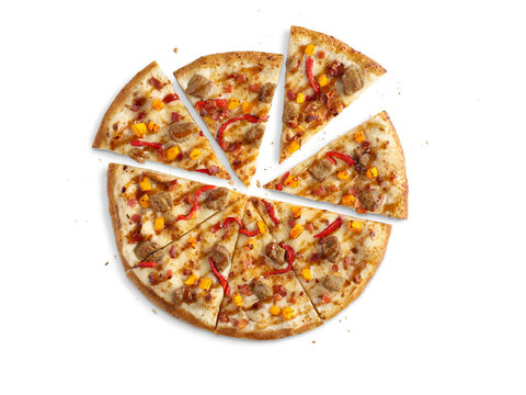 Pizza with butternut squash and sausage