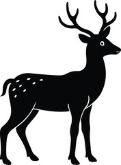 deer silhouette vector