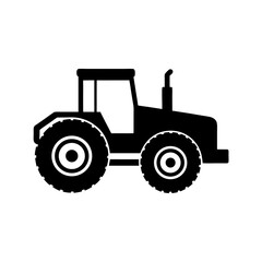 tractor isolated on white background