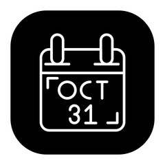 October 31st Vector Icons