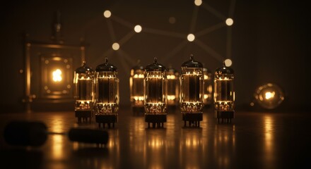 Fototapeta premium AI in Vacuum Tubes